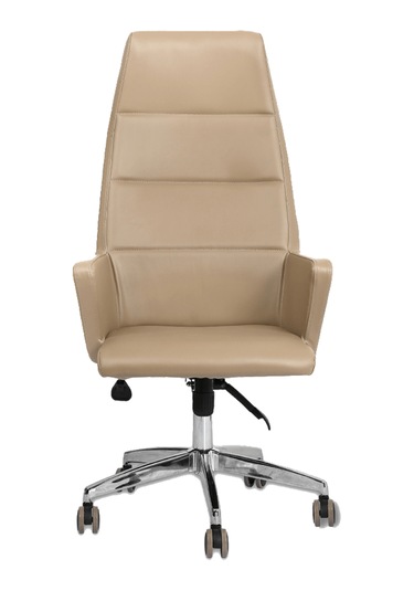 Hunt Mobilya Vaga Krem Deri Ofis Yönetici Koltuğu Krem