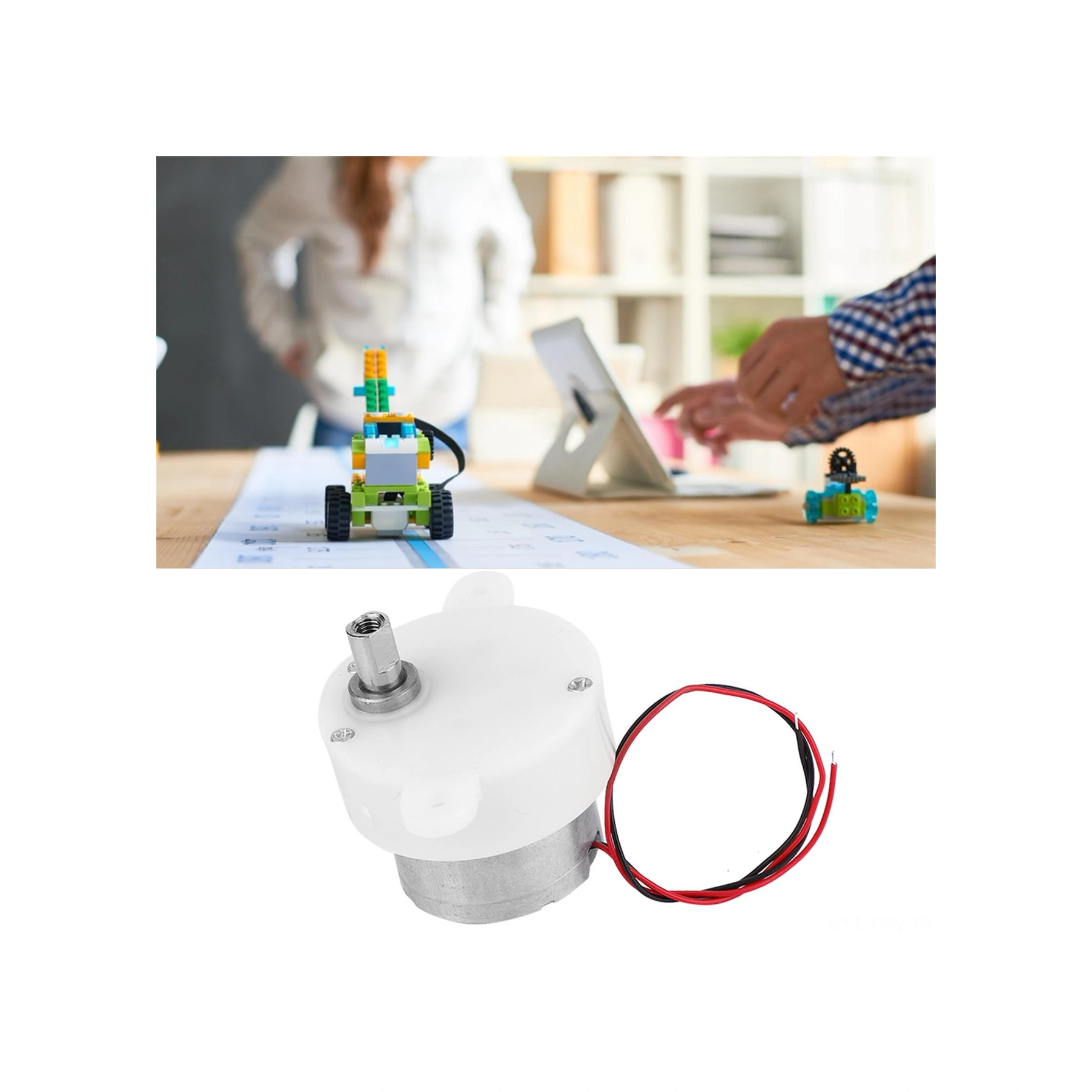 Tenfowee 6v Dc Dişli Geri Dönüş Motoru - Hafif, Düşük Gürültü, Kaymazsız Montaj - Oyuncak, Işık, El Sanatı Uygulamaları İçin