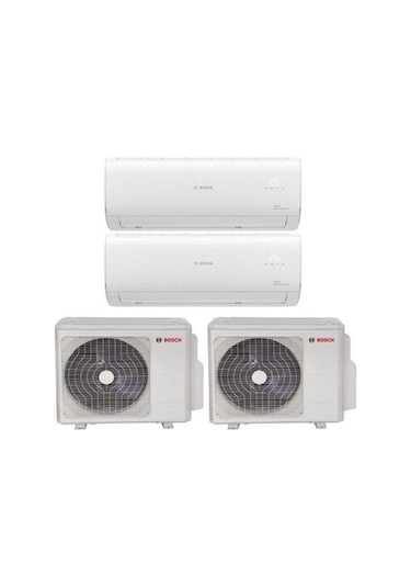 Bosch Multi Split İnverter Klima 72000 Btu Dış 36+36 + 2 İç Ünite 24000 + 24000 Btu