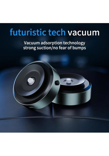 Elektirikli Vakum Magsafe Uyumlu Sabit Kafalı Araç İçi Telefon Tutucu Zeminler İçin De Olur X8 Siyah