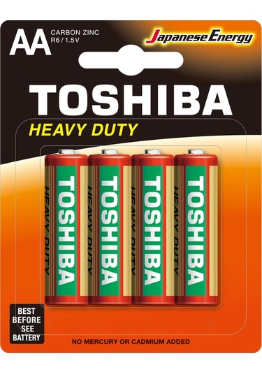 Toshiba R6KG Blister AA Kalem Pil 4'lü