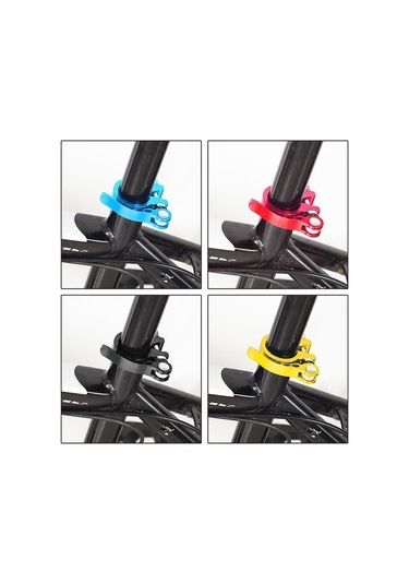 Fochsia Gümüş Tarzı Alüminyum Ultrahafif Sele Boru Kelepçesi - 31,8 Mm, Kadın Yol Bisikleti A Modeli Altın