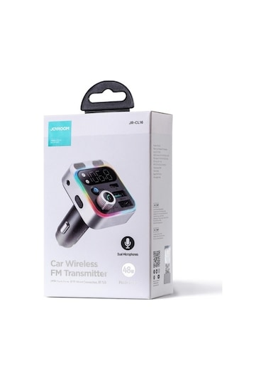 Didadodo Joyroom Jr-cl16 48w Bluetooth 5.0 Araç Kablosuz Fm Verici Gümüş, Güçlü Kullanıcı Deneyimi