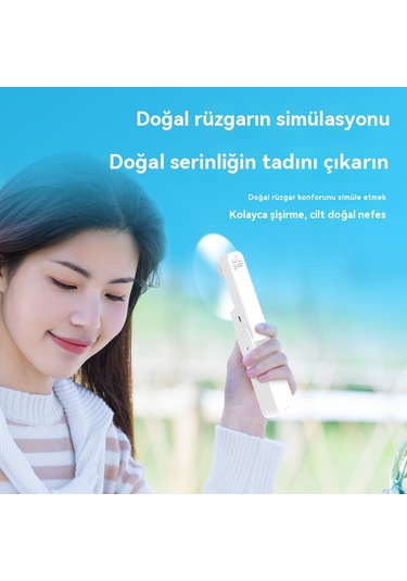 Aurora Usb Küçük Fan Cebi Katlanır El Tipi Elektrikli Fanşarj Edilebiler