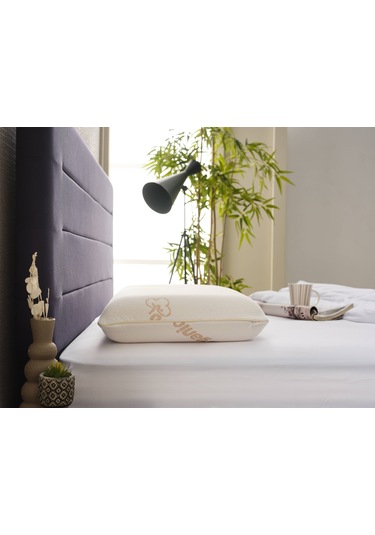 Visko Yastık Ortopedik Organik Koton - %100 Doğal Pamuk Kumaş - 1 Adet Çok Renkli