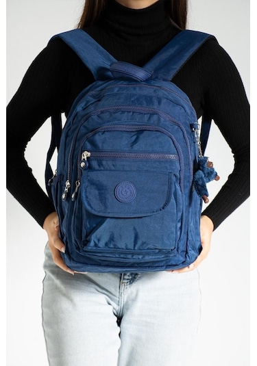 Klinkır Kumaş Kadın Sırt Çantası Hafif Yağmur Geçirmez Günlük Kullanım İçin İdeal 37 27 Cm 001