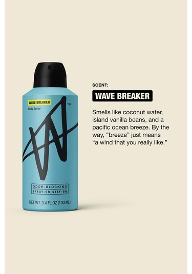 W Labs Wave Breaker Sprey Deodorant 100ml