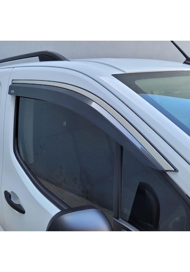 Citroen Berlingo Krom Çıtalı Cam Rüzgarlığı 2018-2025 2 Li