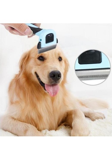 Pet Bakım Fırça Köpekler Ve Kediler İçin Profesyonel Deshedding Aracı 10.5 13cm