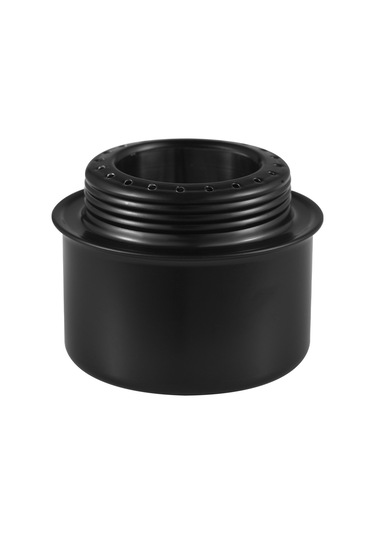 Kangvka Kamp İçin Ultra Hafif Alüminyum Alkol Ocağı - Isı Verimliliği Artırılmış Siyah Mini Füme, Hwl-34b Yükseltilmiş Versiyon Siyah