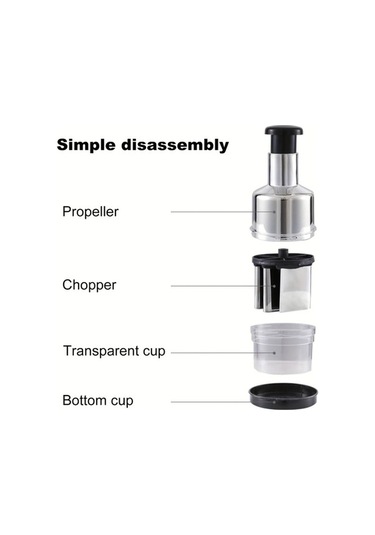 Novahub 1 Adet Yaratıcı Paslanmaz Çelik Sarımsak Kesici & Soğan Kıyıcı El Basınçlı Pres Mak. Mutfak Aleti Diğer