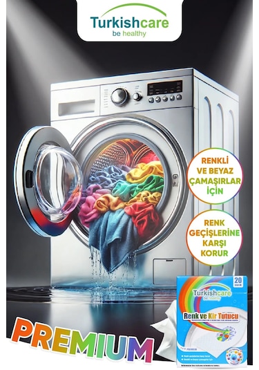 Turkishcare Renk Koruyucu Mendil 20'li