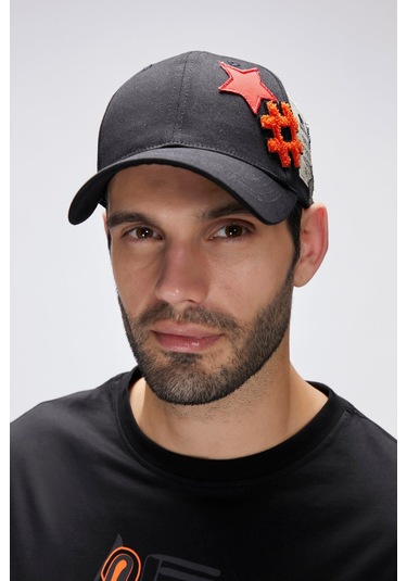 Bad Bear Patch Siyah Şapka Siyah