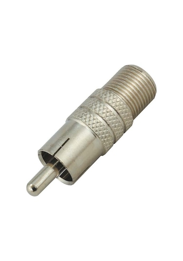 Ayt F Konnektör Dişi Rca Erkek Konnektör Rca Soket Ucu