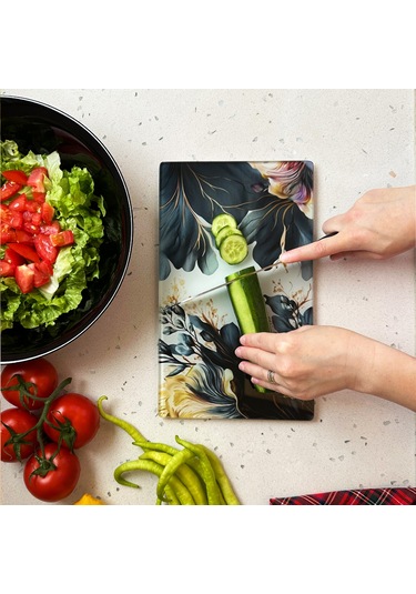 Cam Kesme Tablası - Cam Kesme Tahtası Black Garden 17cm X 29c