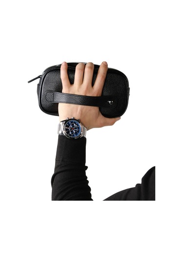 Mft Leather Hakiki Deri Unisex El Çantası Naina 1134 Flother Siyah