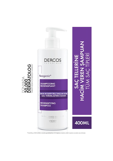Vichy Dercos Neogenic Saç Dolgunlaştırıcı Şampuan 400 ML