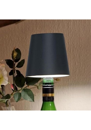 Szypzstore Humble Kablosuz Şişe Lambası, Likör Şişeleri Için Led Işıklar, Şarj Edilebilir Şarap Üç Renkli Işıklar-siyah Gapwd5 Siyah
