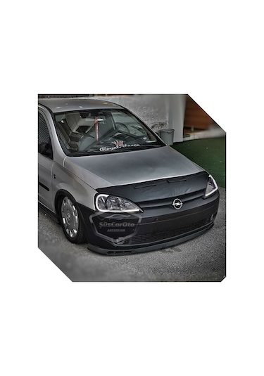 Opel Corsa C 2000-2006 Uyumlu Üniversal Laguna Lip Esnek Ön Lip 2 Parça Tampon Altı Dil Karlık Ön Ek 00 Şüscaroto Aksesuar