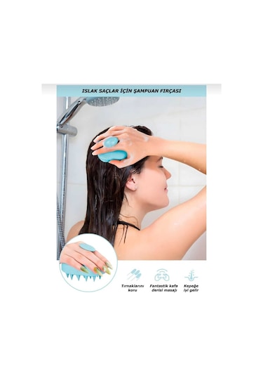 Eyens 3'lü Erkek Tarama Seti + Duş Masaj Tarağı Saç Fırçaları 200 Derece Fön Isısına Dayanıklıdır