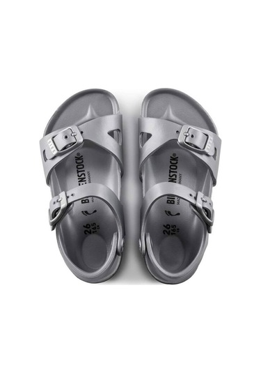 Birkenstock 1003533 Rıo Eva Metallic Silver Narrow Metallic Silver Gümüş
