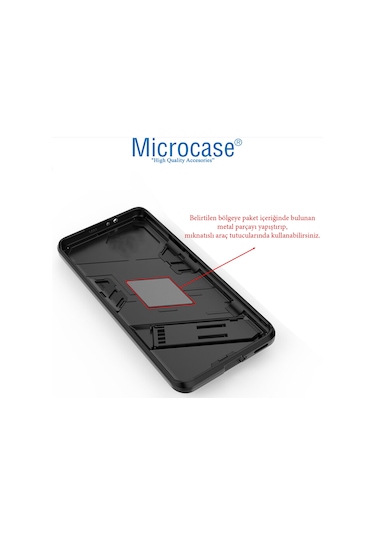 OnePlus 11 Global Matrix Serisi Armor Standlı Kılıf -Siyah AL3416