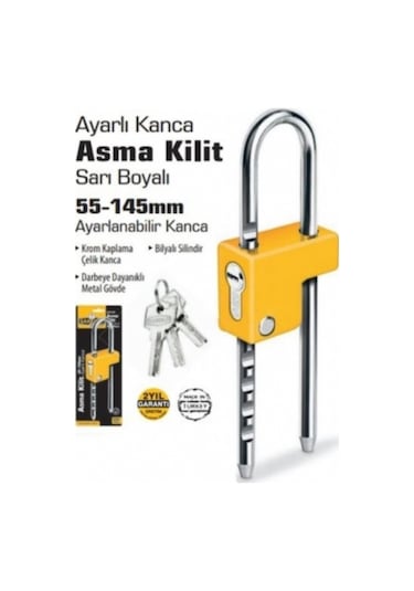 Şah Kilit Ayarlı Asma Kilit 55 145 MM