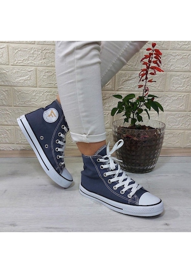 Fiyra 555 Füme Uzun Unisex Sneaker Keten Spor Ayakkabı 001