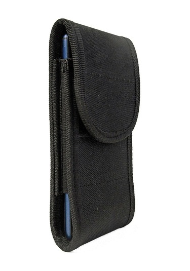 Lederax Ld170 Kanvas Kumaş Cırt Kapaklı Kemere Takılan Telefon Kı