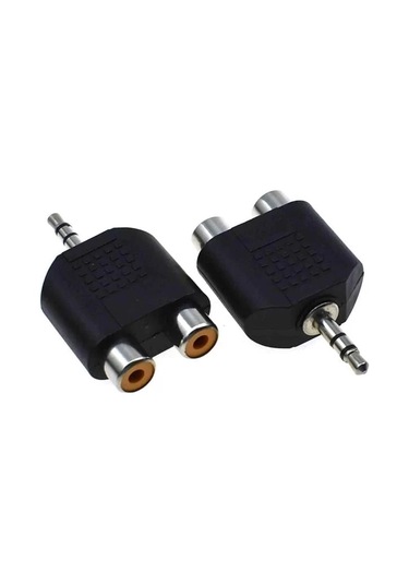 2rca Dişi-3.5 Mm Stereo Erkek Çevirici