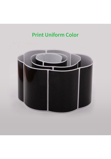 Xiyyadms Barkod Etiket Yazıcı Mürekkep Bandı - Mürekkepli Wax Tipi, 60mm X 300m Ölçü, 1 Adet Bobin Siyah