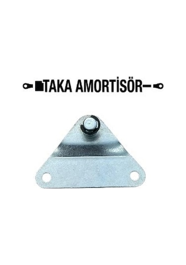 Gazlı Amortisör Montaj Braketi Ay Segmanlı Ø8 Pimli Krom