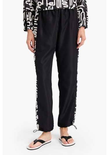 DeFacto Regular Fit Su İtici 3'lü Desenli Burkini Tesettür Mayo Takım E7996AX25HSBK81