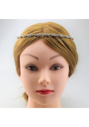 Suntek Rhinestone Düğün Tiara Gelin Bandı Kraliçe Tiara Taç