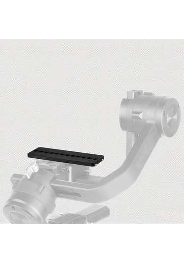 Fosenze Küçük Boy Siyah Alüminyum L Tipi Dikey Çekim Plakası - Evrensel Uyumlu, Mini Altıgen Anahtar Dahil Siyah