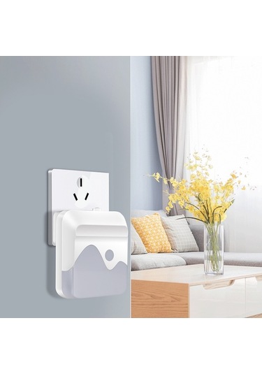 Novahub Led Gece Lambası Duvar Lambası Parlaklık Ayarlanabilir Duvar Fişi Tipi Gece Lambası Koridor Merdiven Yatak Odası Oturma Odası Mutfak Banyo Diğer