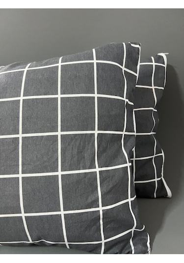 Pamuklu 2 Adet Fermuarlı 50x70 Yastık Kılıfı