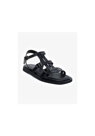 Greyder Kadın Siyah Hakiki Deri Sandalet 5y2cs59251 Siyah