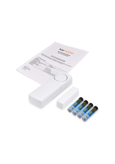 Singree Kablosuz Kapı Ve Pencere Alarmı - 4'lü Set, 100 Db Siren, Manyetik Çalışma, Hırsızlığa Karşı Ev Güvenliği