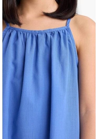 DeFacto Kız Çocuk A Kesim Pamuklu Kolsuz Yazlık Elbise E5808A825HSBE412