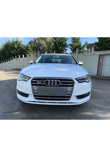 Audi A3 S3 2013-2016 Uyumlu Yedek Parça Panjur Gri Krom