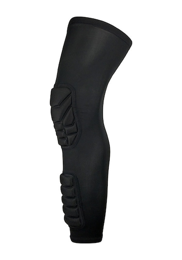 Aubyhe Xl Siyah Spor Diz Koruyucu: Çift Katlı Döşeme, Şok Emici, Yaralanma Riskini Azaltır - Tek Adet Siyah