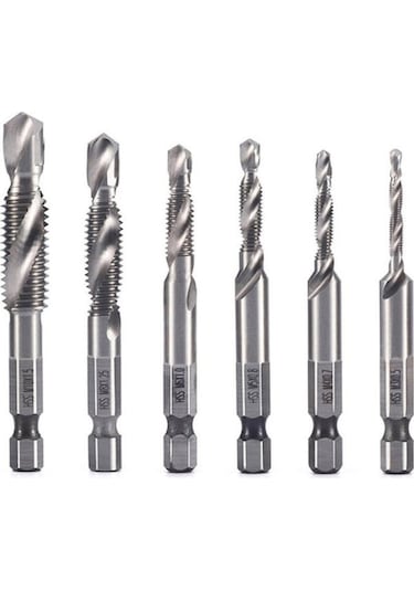 Danrimaoyi Matkap Kombinasyon Ucu Hss 6 Adet/takım