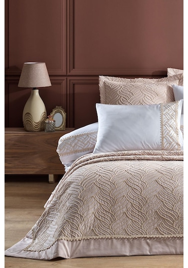 Tallia Çift Kişilik Çeyiz Seti - Bej