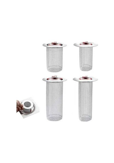 Besthome1 304 Paslanmaz Çelik Kanal Tıkanıklık Önleyici Ağı - 4 Farklı Boyutlu Saç Filtresi Diğer Diğer