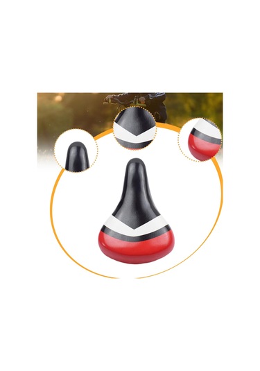 Suntek Çocuklar Bisiklet Eyer Çocuk Koltuğu Erkekler Için Siyah Kırmızı