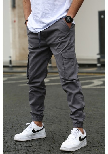 Madmext Madmext Erkek Füme Kargo Cep Pantolon 5447-füme Füme