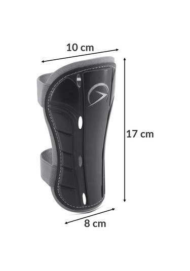 Futbol Tekmelik 2 Adet Kaval Koruyucu Spor Futbol Tekmeliği Çift Cırtlı S Siyah