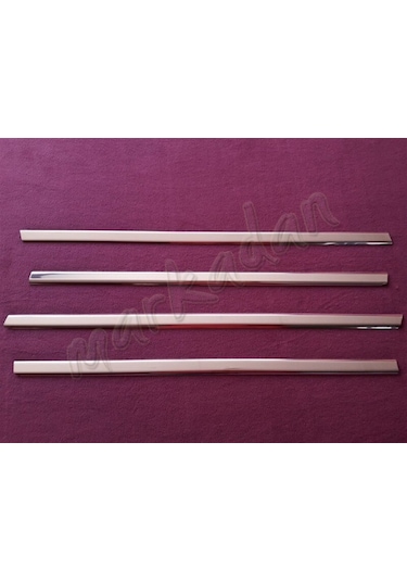 Woc Chrome Fiat Palio Krom Cam Çıtası 1998-2011 4 Parça  Paslanmaz