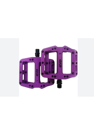 Evo Rulamnlı Pedal Çivili Mor Plastik